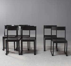 Stolar, bl.a. Sven Markelius, 6 st