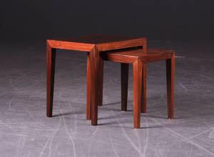 Severin Hansen Jr. Par indskudsborde i palisander 2