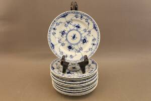 Assietter 10 st Royal Copenhagen Musselmalet