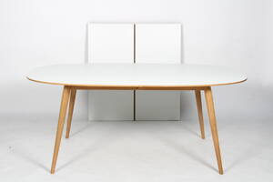 Bruunmunch, spisebord med to tillægsplader, model PLAYdinner 3