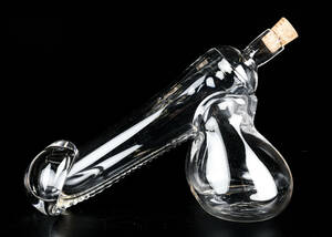 KARAFF, glas, penisformad