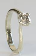 Solitairering, ca. 0.73 ct.
