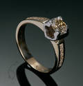 Diamantring, i alt ca. 0.70 ct
