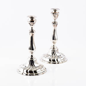 Ljusstakar 1 par silver