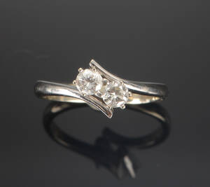 Hugo Grün, Diamantring, ca 0,36 ct