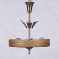 TAKLAMPA, metall, glas, Art deco, 1900-talets första hälft.