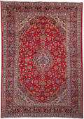 Persisk Kashan tæppe 380x253 cm.
