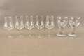 Vinprovarglas Orrefors 5 st och vinglas 2 st
