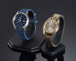 To Seiko herrearmbåndsur