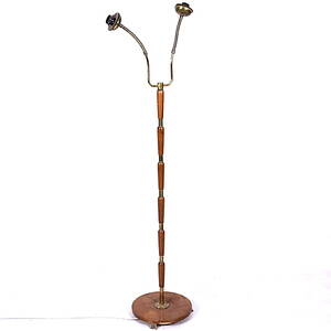 GOLVLAMPA, 2-armad, 1900-tal.