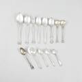 Parti bestick, silver