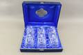 Whiskyglas i kristall 6 st med etui