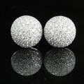 Earrings in 18k set with brilliant cut diamonds 1.70 ct