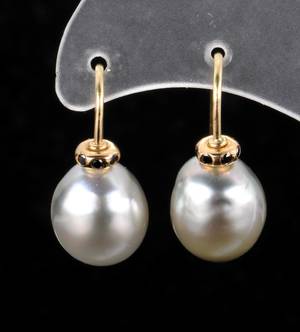 Ørelokker med Tahiti kulturperler 2