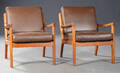Ole Wanscher, Lounge Sessel Modell Senator 166 in Teak für France  Søn 2  Diese Ware steht erneut zur Auktion unter der Warennummer 4773813