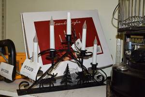 5-armad adventsljusstake