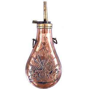 KRUTHORN, mässing, koppar, 1800-talets senare del.