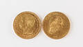 Danmark Guldmønter 20 kr 1876 og 1910 2 