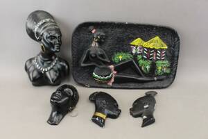 Relief och väggansikten 4 st