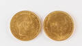 Danmark Guldmønter 20 kr 1873 og 1916 2