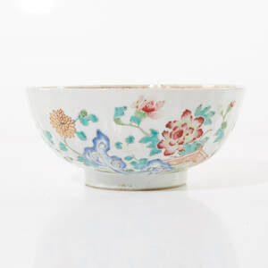 Skål Kina 1700-tal Famille rose