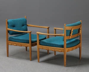 Ire, fåtöljer, 1960-tal, 1 par Denna vara har satts till omförsäljning under nytt varunummer4185537