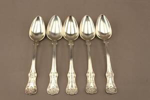 Matskedar i silver 5 st 