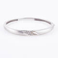 Armring 14 k guld diamanter tot 0,42 ct 