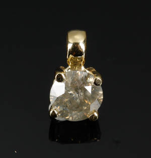 Diamant vedhæng, ca. 0.90 ct
