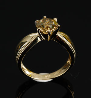 Diamant solitairering, ca. 1.72 ct