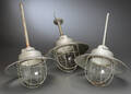 Socelec. Tre loftslamper af aluminium og metal. 3