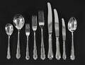 Bestickservisdelar 95st, nysilver