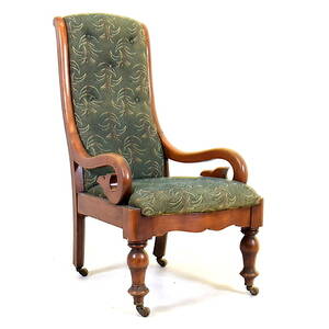 FÅTÖLJ PÅ HJULTRISSOR, 1900-talets första hälft.