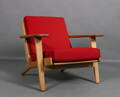 Hans J. Wegner. Lænestol af egetræ, model GE-290