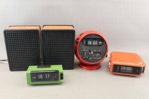 Klockradios 3 st och högtalare 1 par