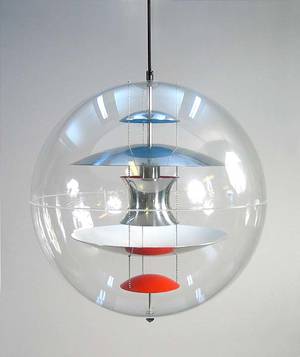 Verner Panton pendel, VP-Globe, Ø 50 cm.