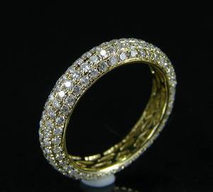 Brillantring in Gelbgold, ca. 2.10 ct.