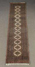 Handknuten gallerimatta, Bochara, Pakistan 322x79 cm