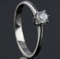Solitaire ring ca. 0.23 ct.