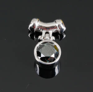 Sort diamant vedhæng, ca. 1.78 ct