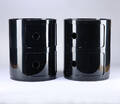 Anna Castelli Ferrieri for Kartell. Componibili. To borde, model 4966, sort. 2 