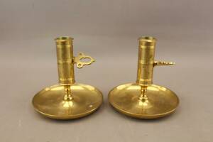 Ljusstakar i mässing Skultuna 1 par