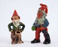 Tomtefigurer 2st, bl.a. omkring 1900-talets mitt