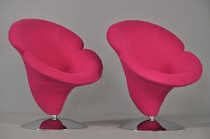 Par hvilestole med drejesokkel 2