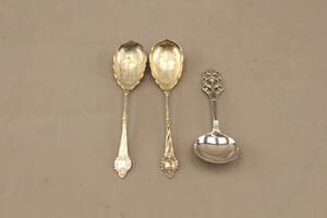 Skedar i silver 3 st