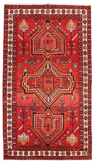 Persisk handknuten matta, Bakhtiari 215x125 cm