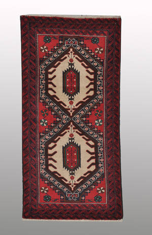 Persisk Balouch, 205 x 101 cm
