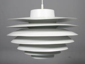 Svend Middelboe for Fog  Mørup Verona Pendel i hvidlakeret metal