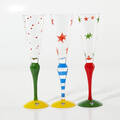 Anne Nilsson Clown champagneglas 