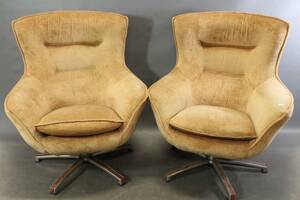 Snurrfåtöljer 1970-tal 1 par